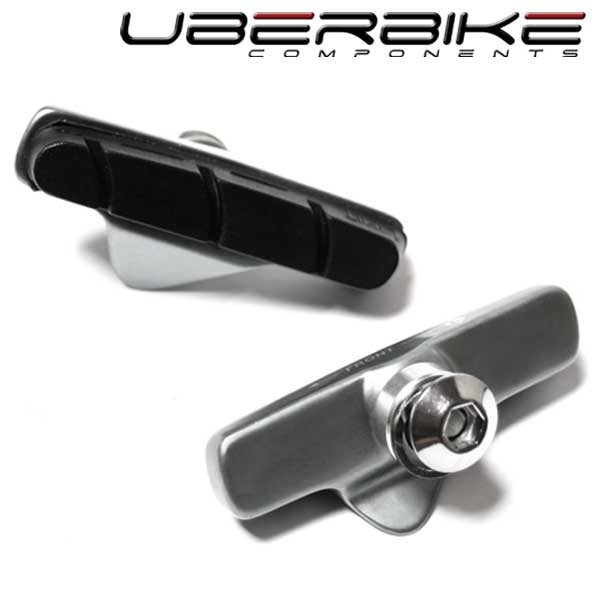 Uberbike Alloy Road Brake Pads Campagnolo 1011 Speed Compatible Matt Grey