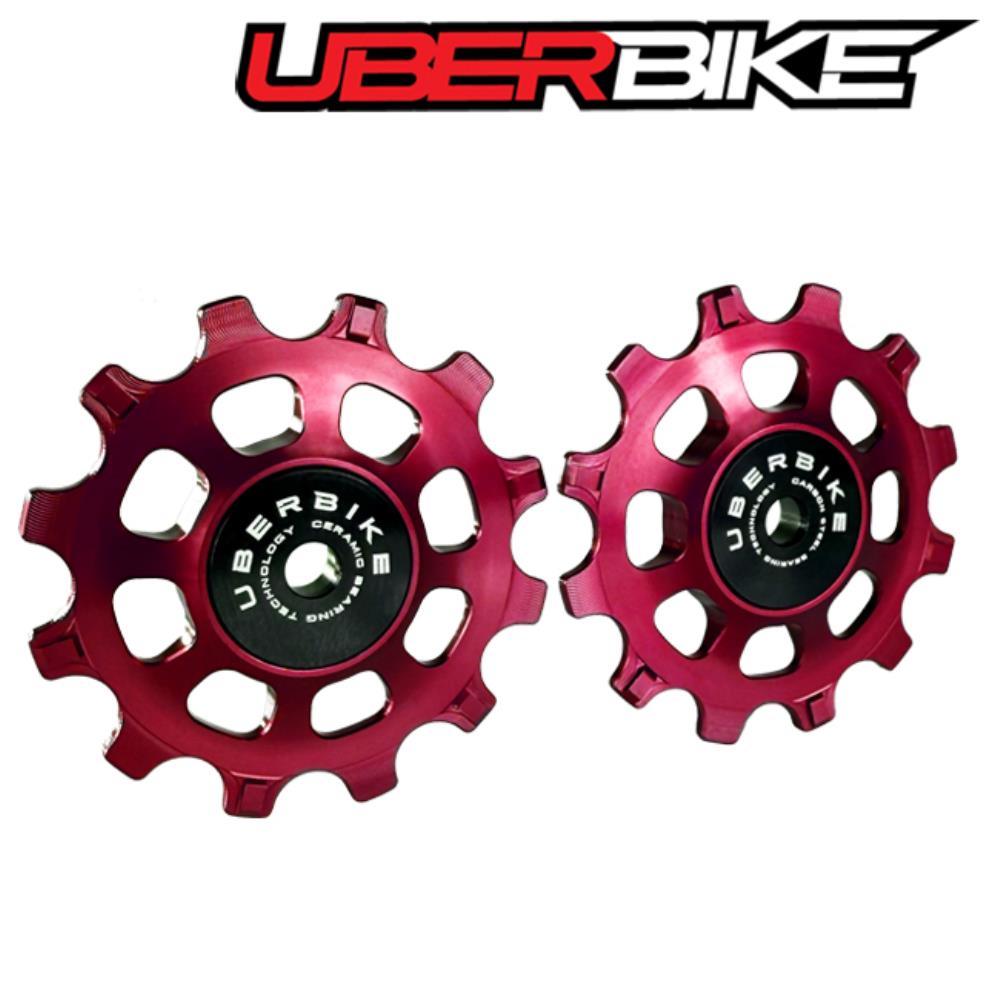 12t Jockey Wheel red