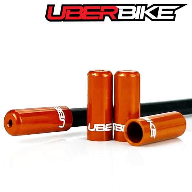 Uberbike Performance Series Sealed Alloy Ferrules - Orange