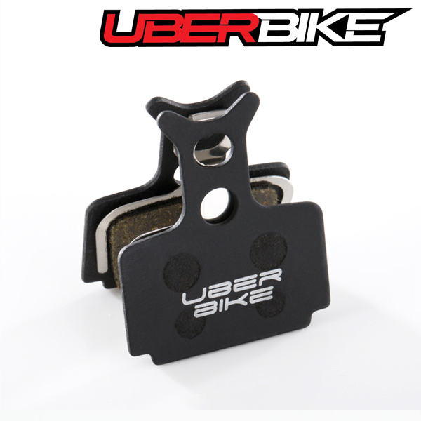Black Uberbike Semi Metallic Finned pad inserts for Formula The One