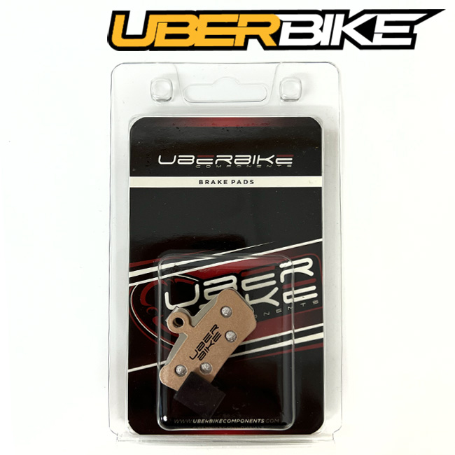 Uberbike Sintered Disc Brake Pads in packaging