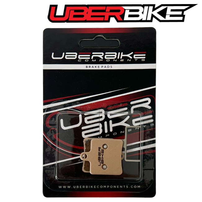 Uberbike Hope Mini Sintered Disc Brake Pads in packaging. 