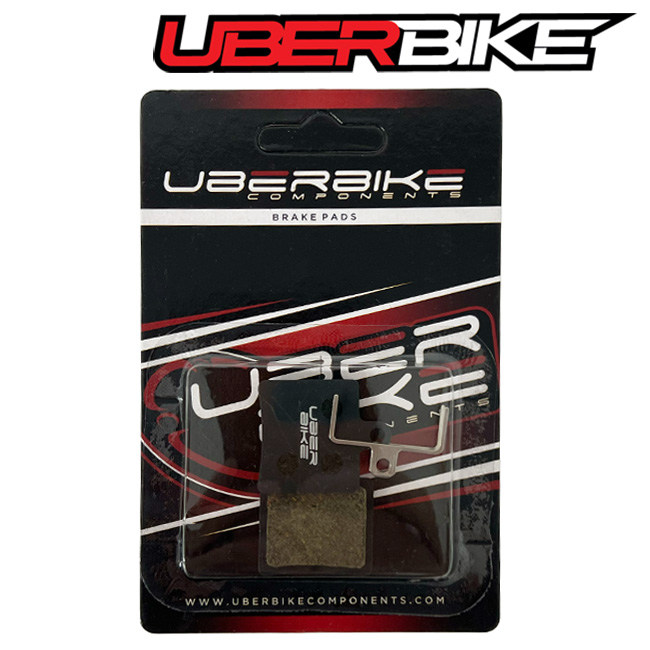 Uberbike Hope Mini Semi Metallic Disc Brake Pads in Packaging.