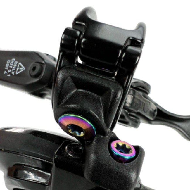 Uberbike Titanium SRAM Matchmaker/Brake Lever Clamp Bolt Kit - Oil Slick