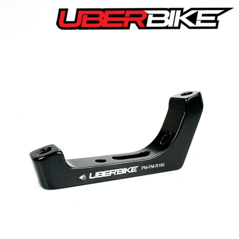 Uberbike Flatmount to Post Caliper Disc Brake Adapter - 160mm Rear