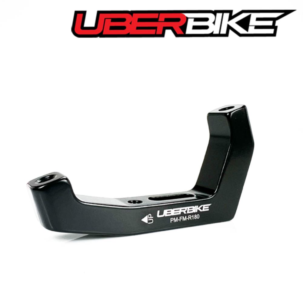 Uberbike Flatmount to Post Caliper Disc Brake Adapter - 180mm Rear.