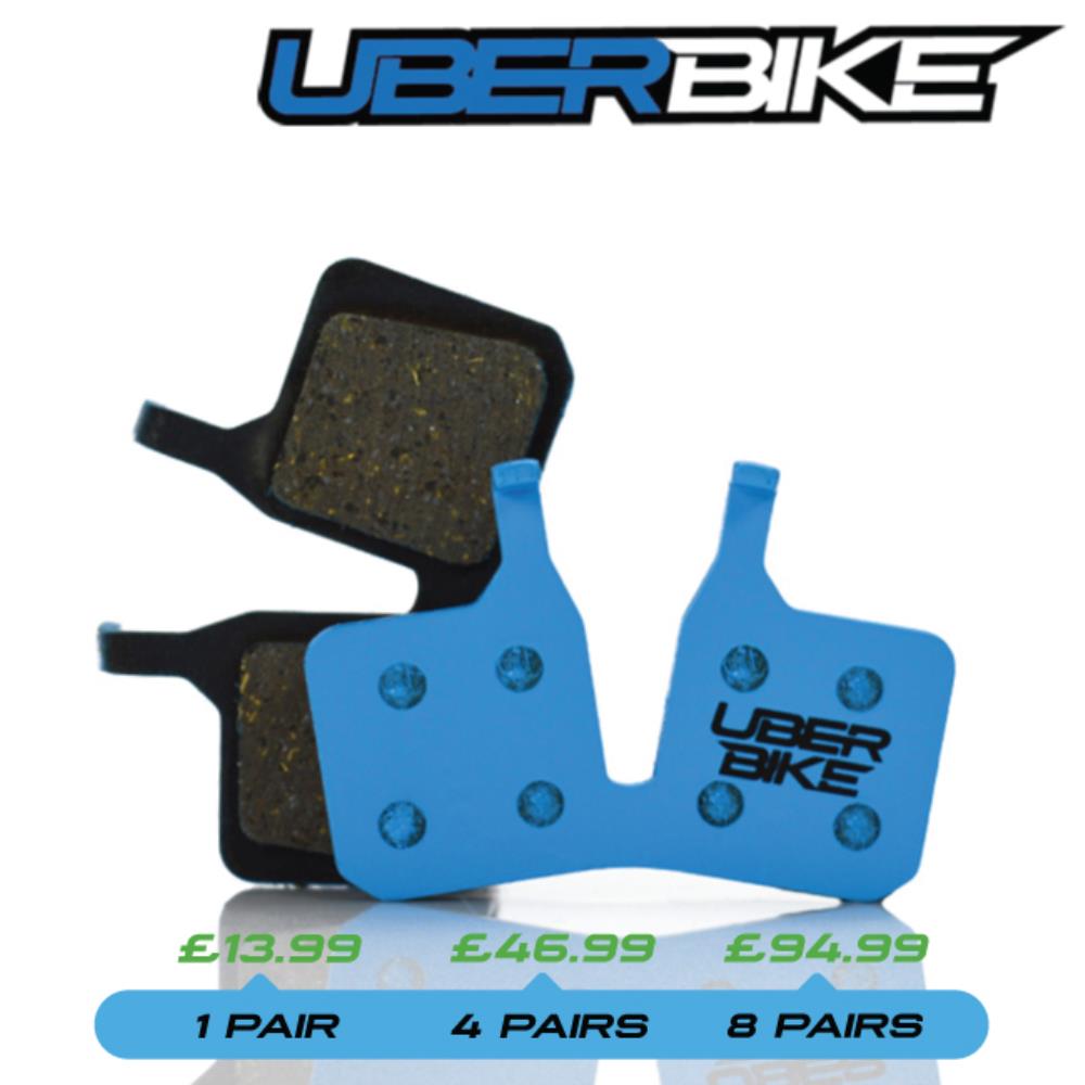 Uberbike E-Matrix Magura blue brake pads.
