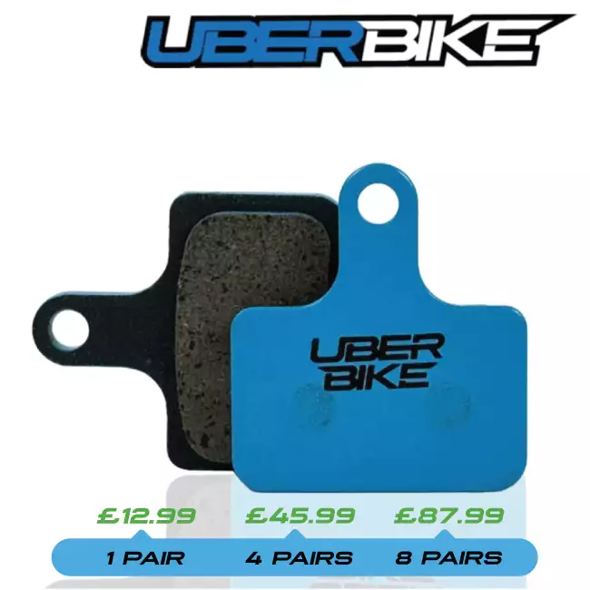 Uberbike E-Matrix Blue Disc Brake Pads.