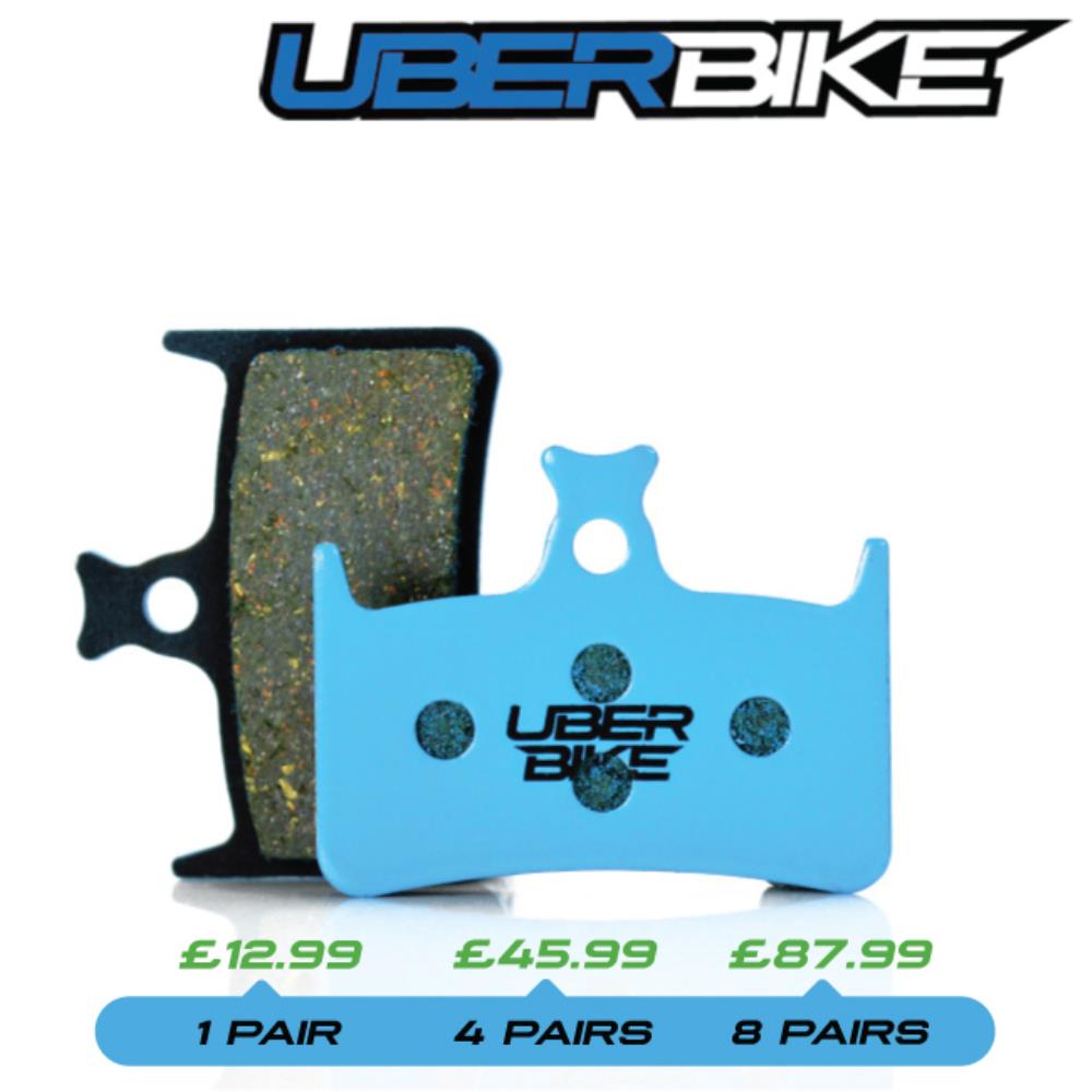 Uberbike E-Matrix Blue Disc Brake Pads.