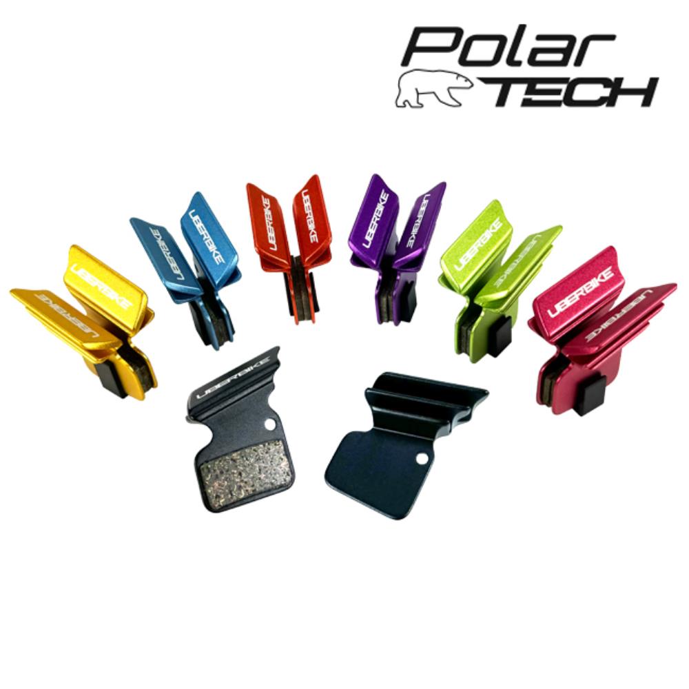 Uberbike SRAM Red / Force / Rival / CX1 / 700 B1 HRD / Apex 1 Polar-Tech Finned Disc Brake Pads - All colours