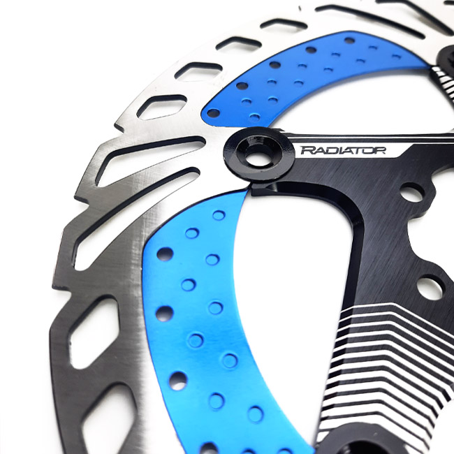 Uberbike Radiator Floating Disc Brake Rotor with Heat Dissipation