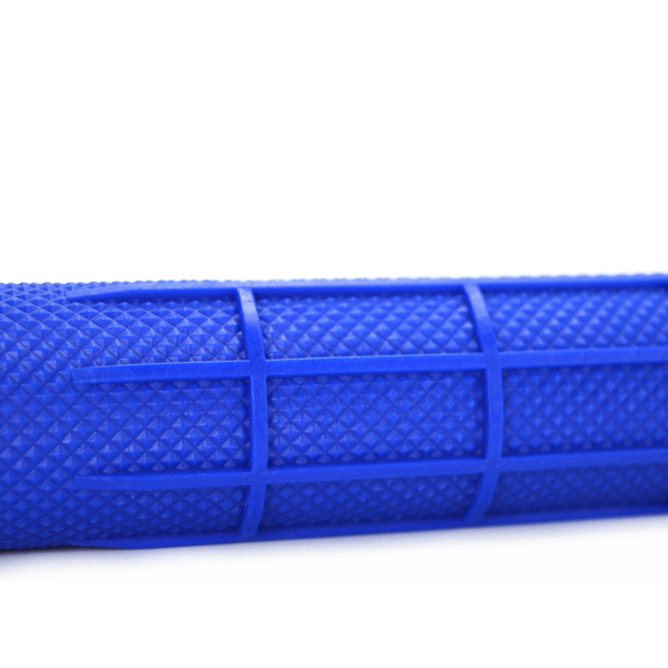 Uberbike blue Fatgrip close up of the middle section. 
