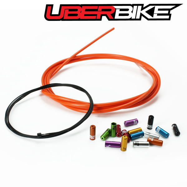 Coloured 4mm Derailleur Gear Cable Outer Housing 7 colours With Ferrules